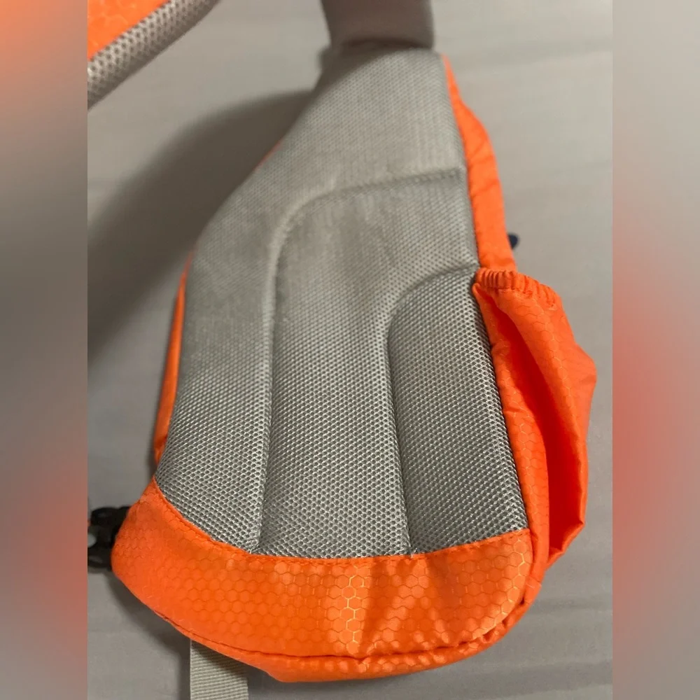 APEX 🥾🏔️Orange shoulder Crossbody bag Unisex small hiking Backpack Sporty Design